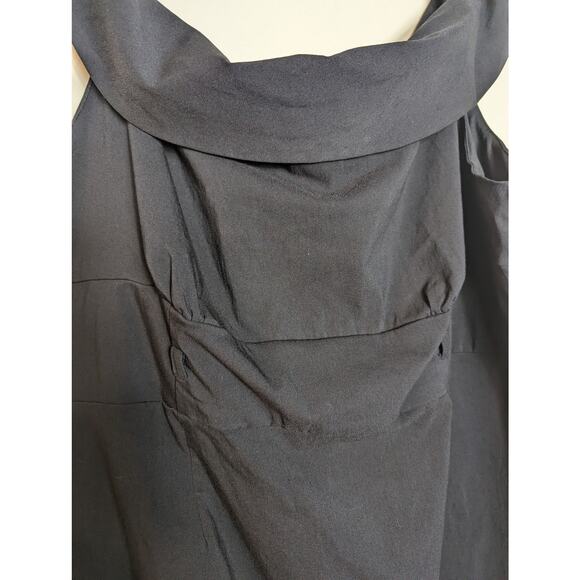 NWT Torrid Retro Chic Black Off Shoulder Pinup Style Sheath Dress - Picture 4 of 8